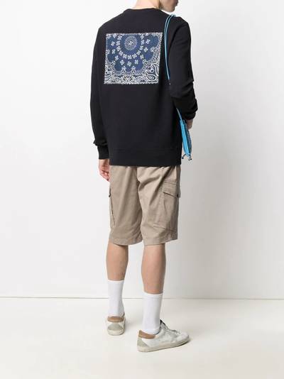 Golden Goose bandana-patch sweatshirt outlook