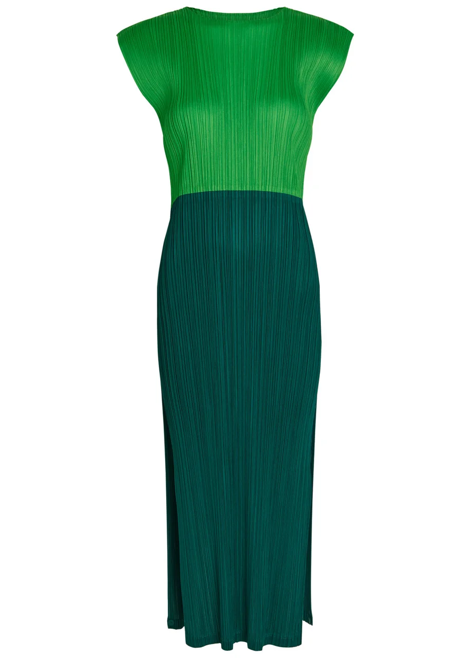 Pleats Please Issey Miyake Pleated Midi Dress - 1