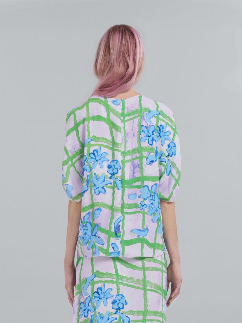 PRINTED CADY KIMONO TOP - 3