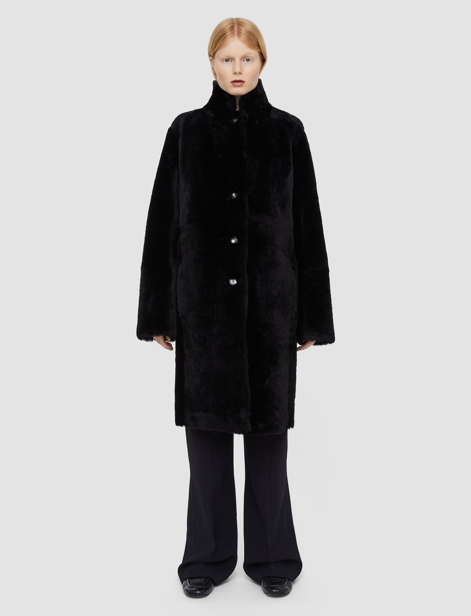 Reversible Shearling Britanny Coat - 3