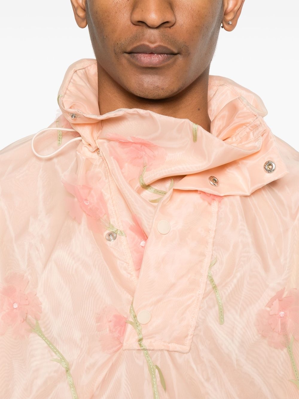 layered cargo flap jacket - 5