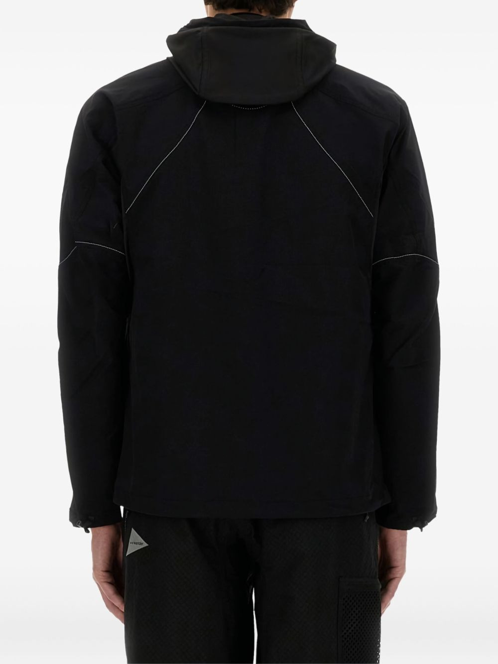 panelled hooded jacket - 3