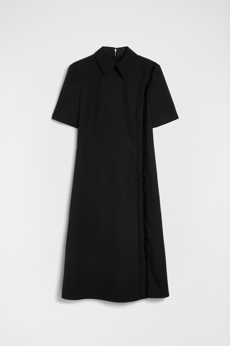 Wool Gabardine Shirt Dress 1