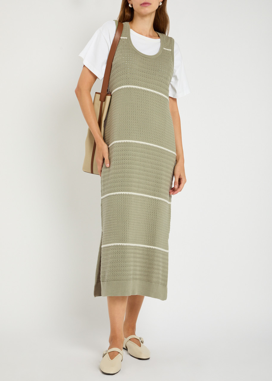 Varley Scott Scoop Neck Knit Midi Dress - 4