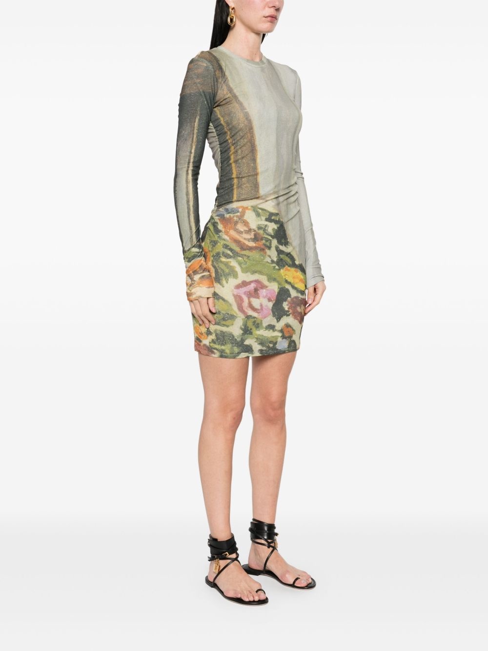 draped dress - 3