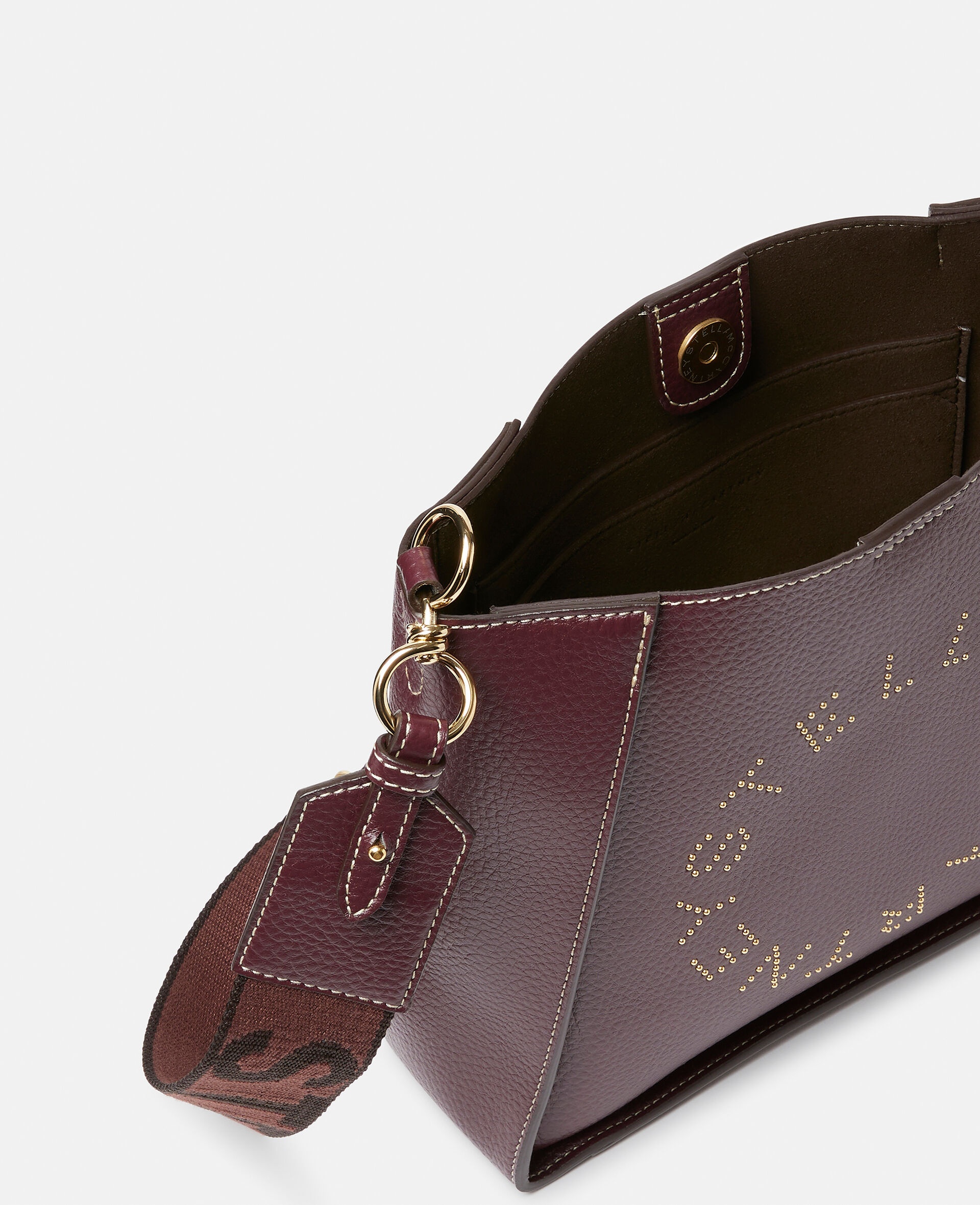 Logo Studded Grainy Alter Mat Shoulder Bag - 5