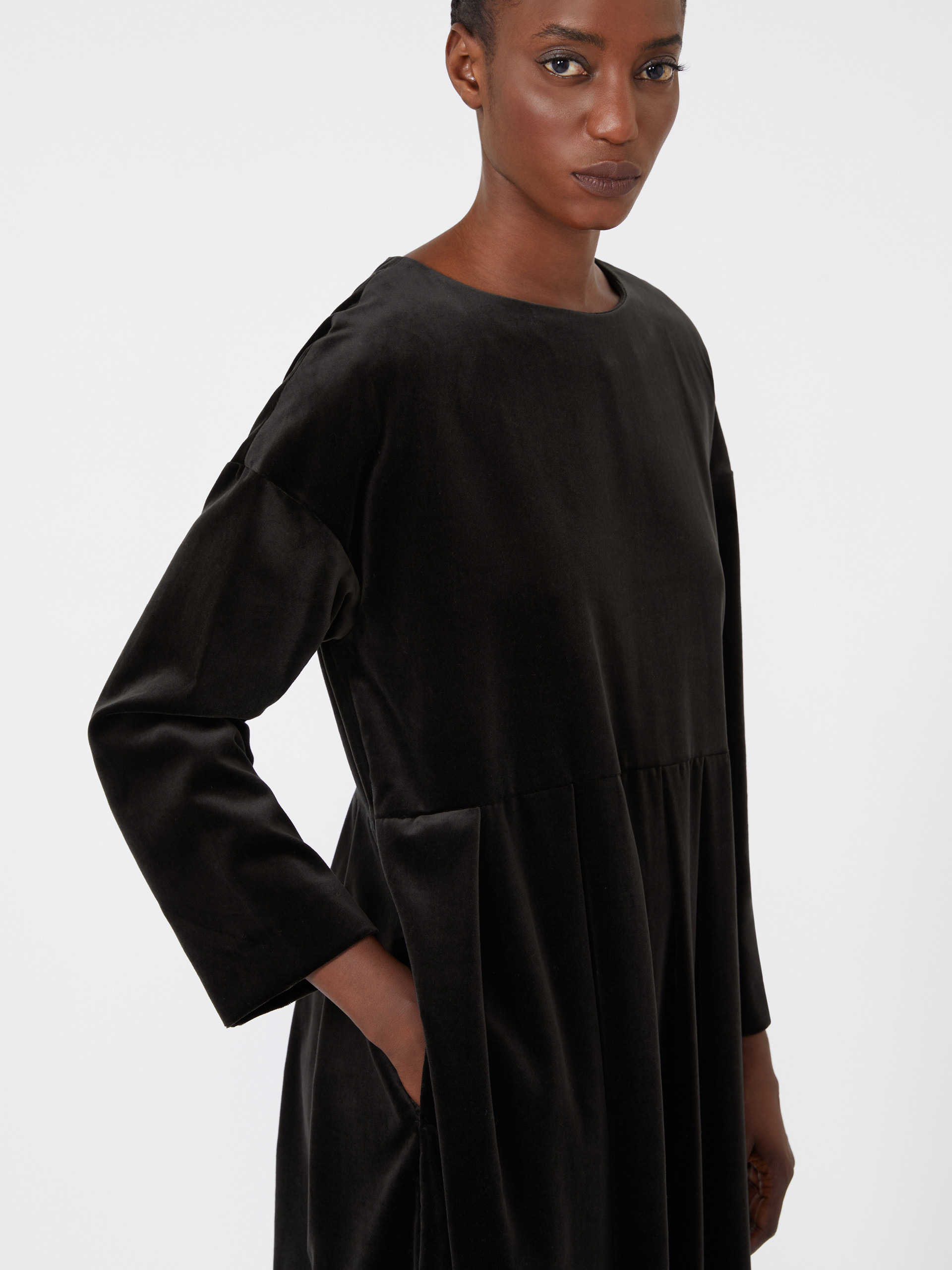 GERLA Cotton velvet dress - 5
