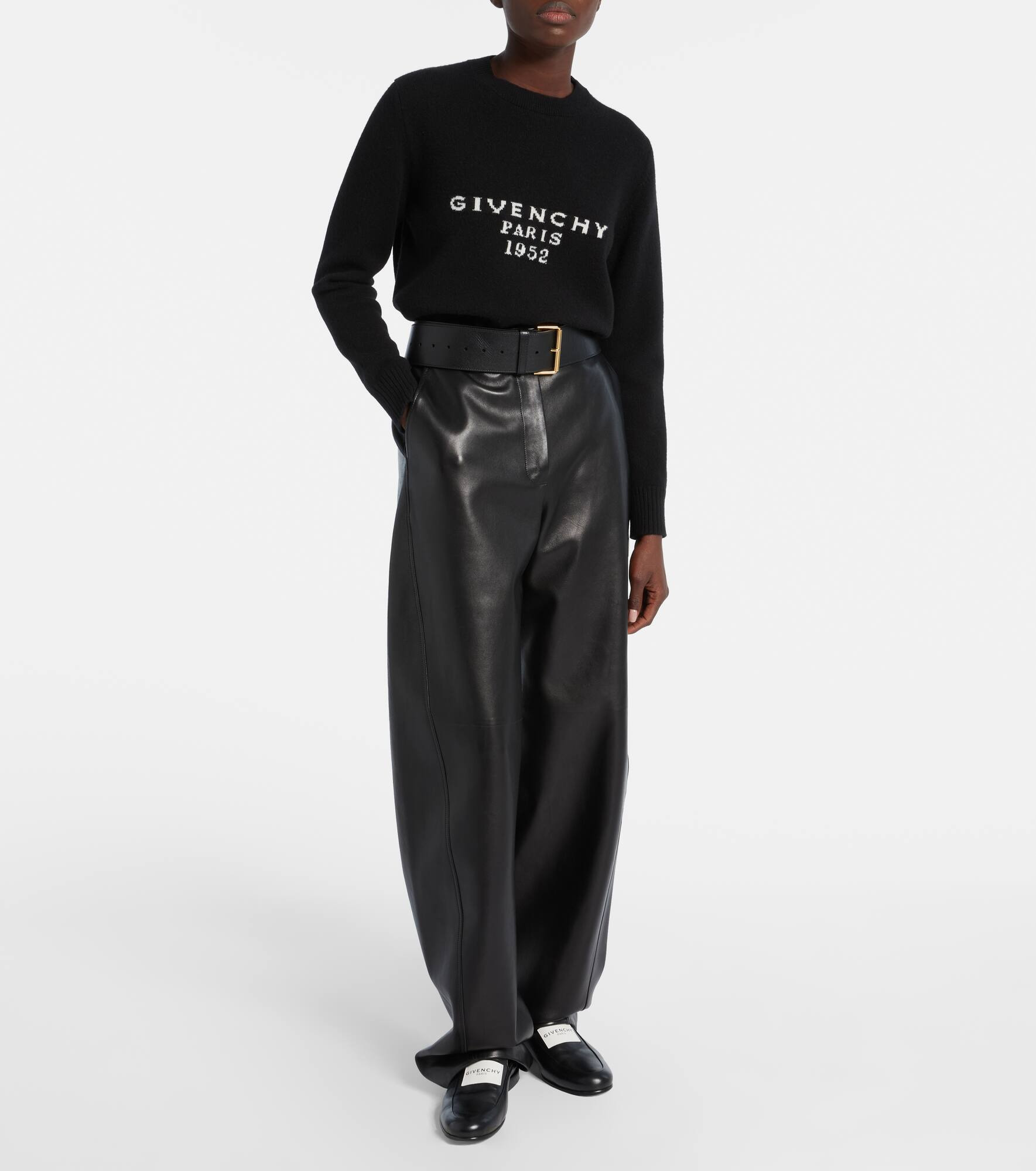 Logo wool and cashmere sweater - 2