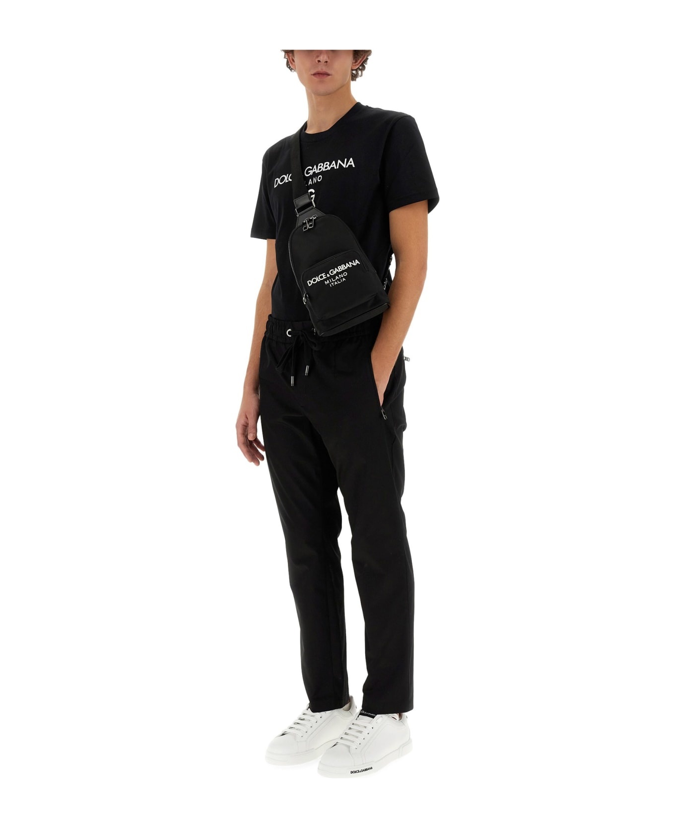 Jogging Pants With Plaque - 3
