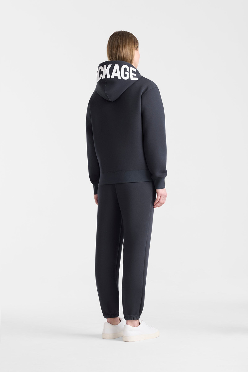 ZOSIA-Z Double-Face Jersey Logo Hoodie 6