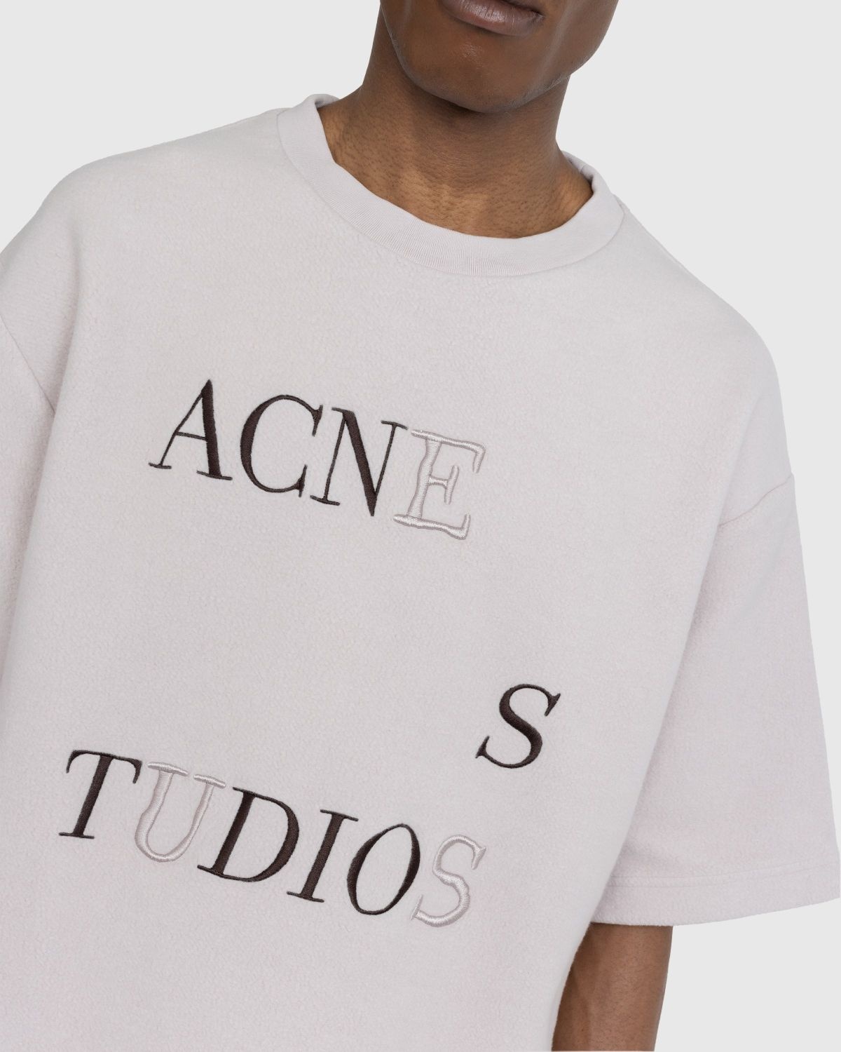 Acne Studios – Logo T-Shirt Beige - 4