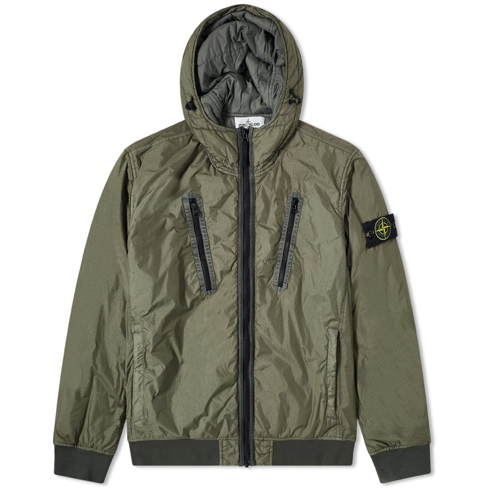 Stone Island Crinkle Reps Pocket Detail Down Jacket - 1