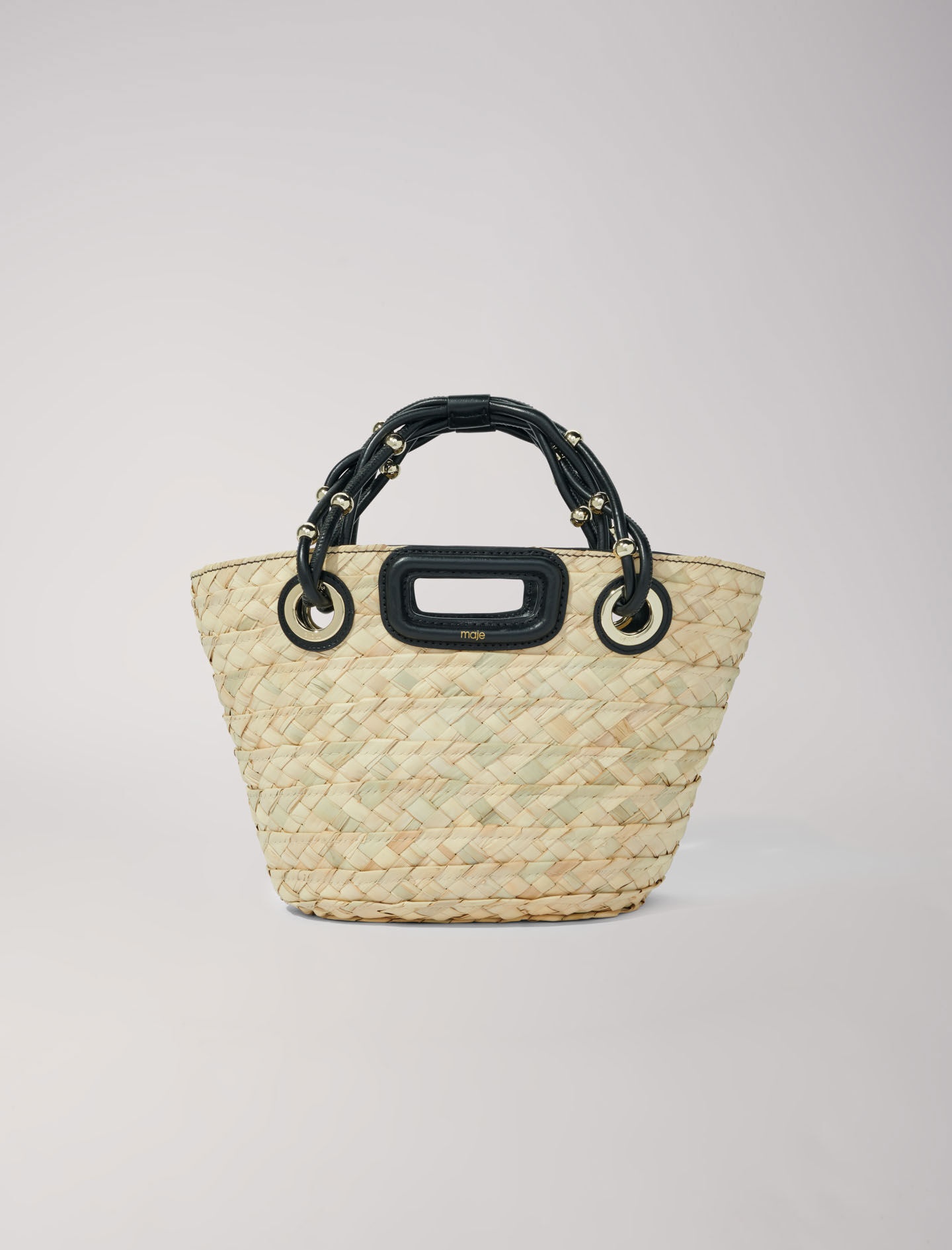 Mini woven basket bag - 8