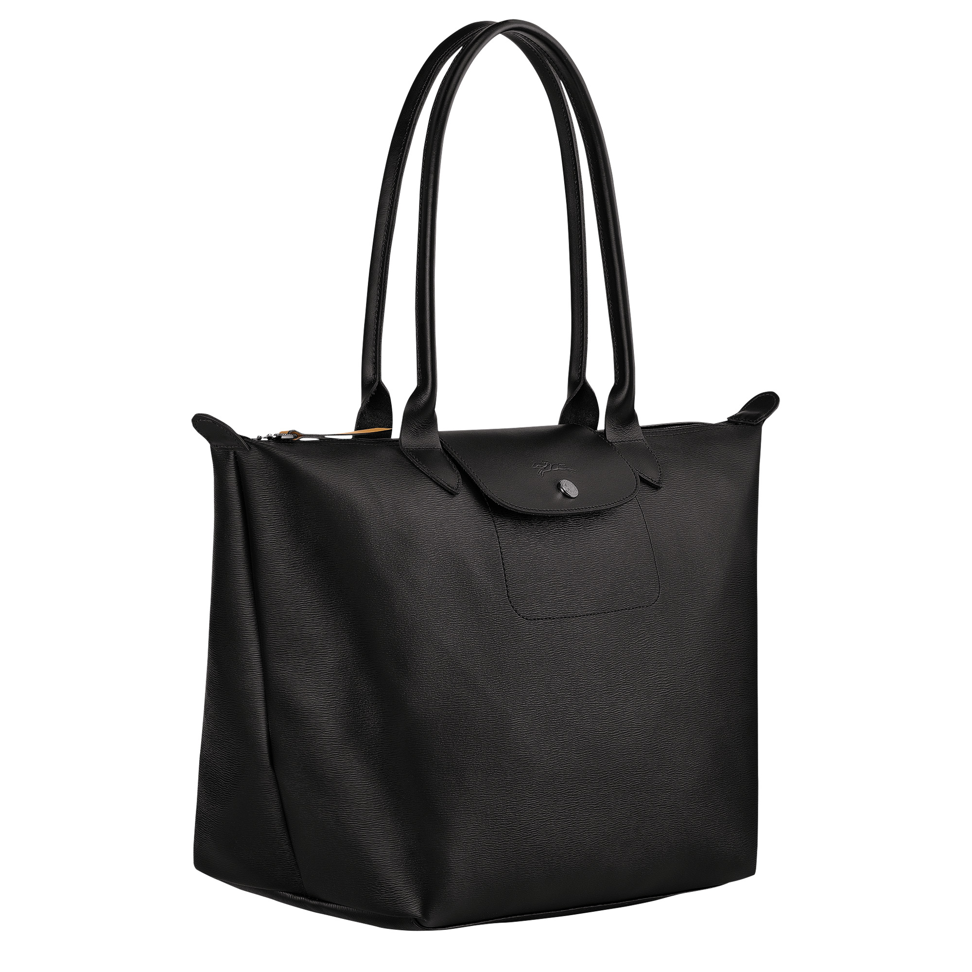 Le Pliage City L Tote bag Black - Canvas - 3