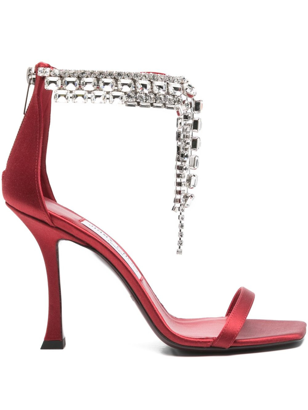 100mm Verity crystal-embellished sandals - 1