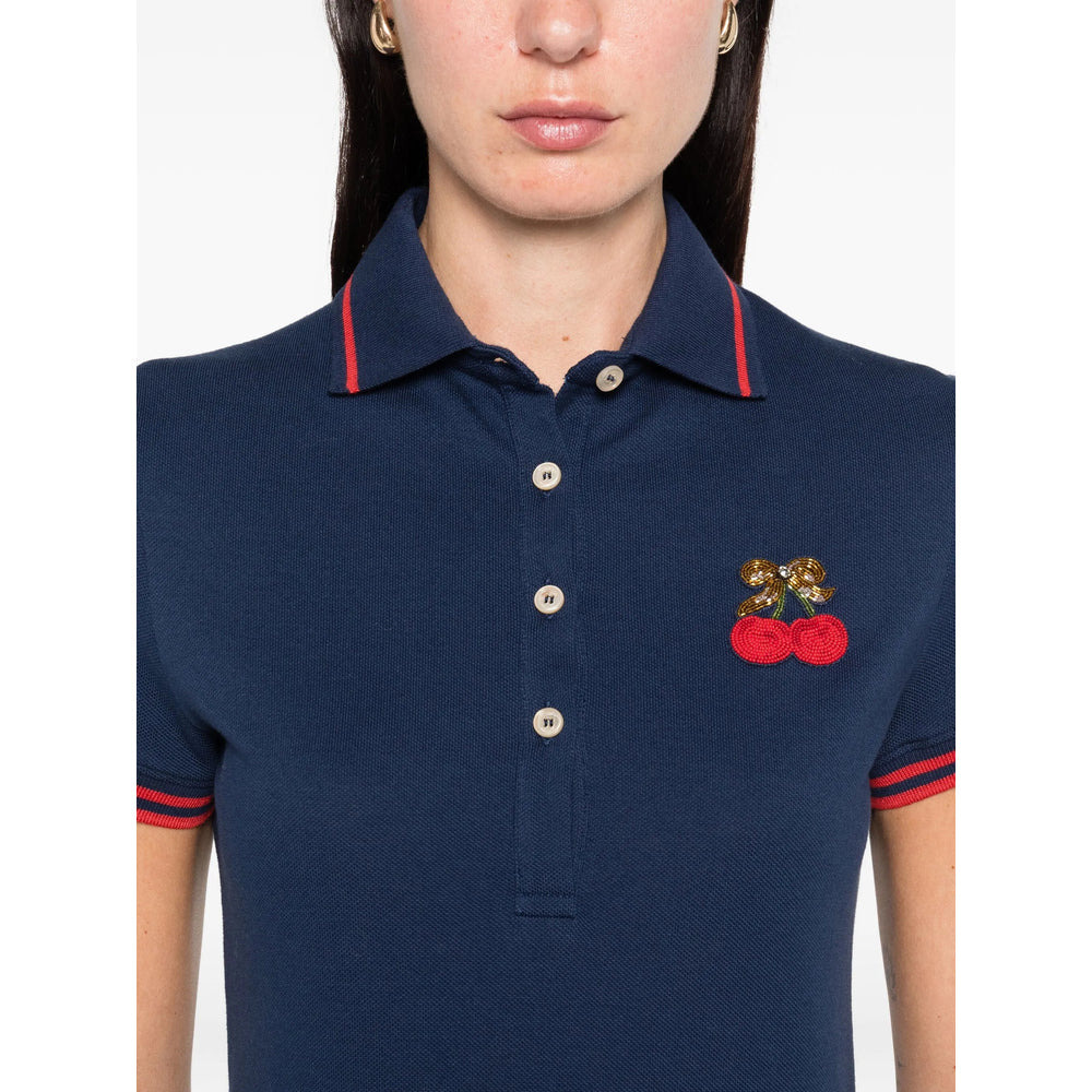 Valentino Blue Tops - Polo Tops Women - 4