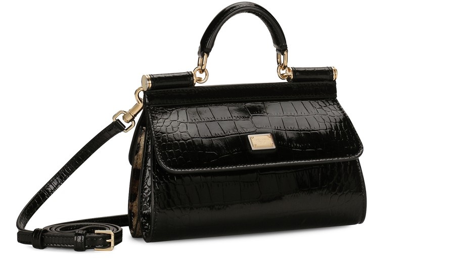 KIM DOLCE&GABBANA crocodile-embossed Sicily bag - 2