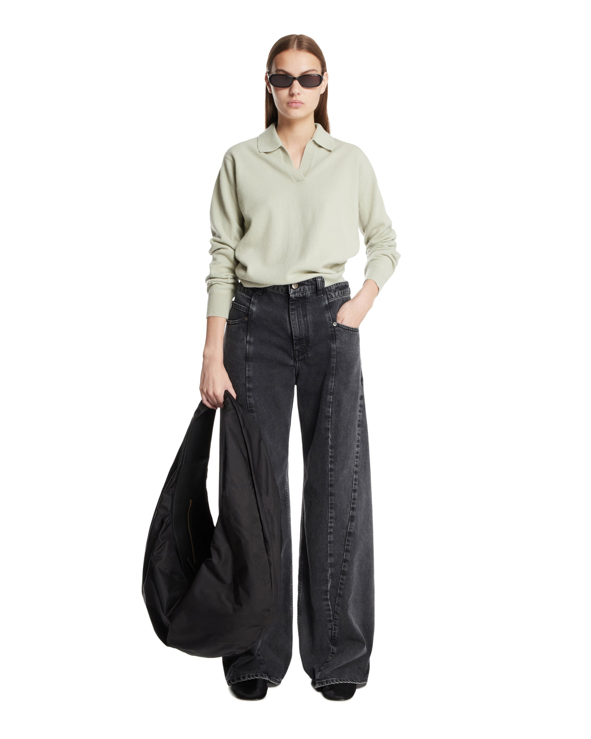 Green Long-Sleeve Polo - 2