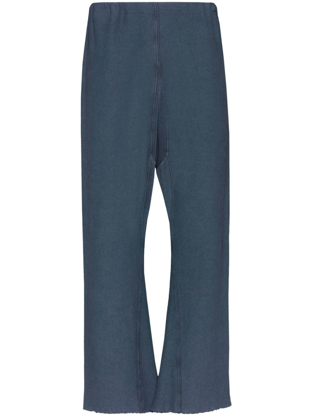 wide-leg cotton track pants - 1