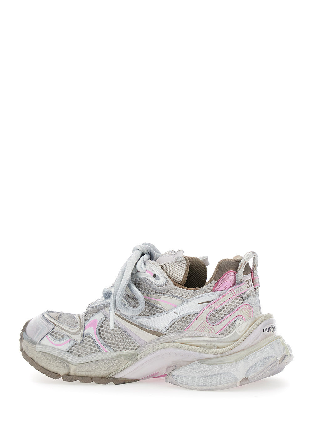 Balenciaga Women 'Runner 2.0' Multicolor Low Top Sneakers With Runner Logo In Tech Fabric Woman - 3