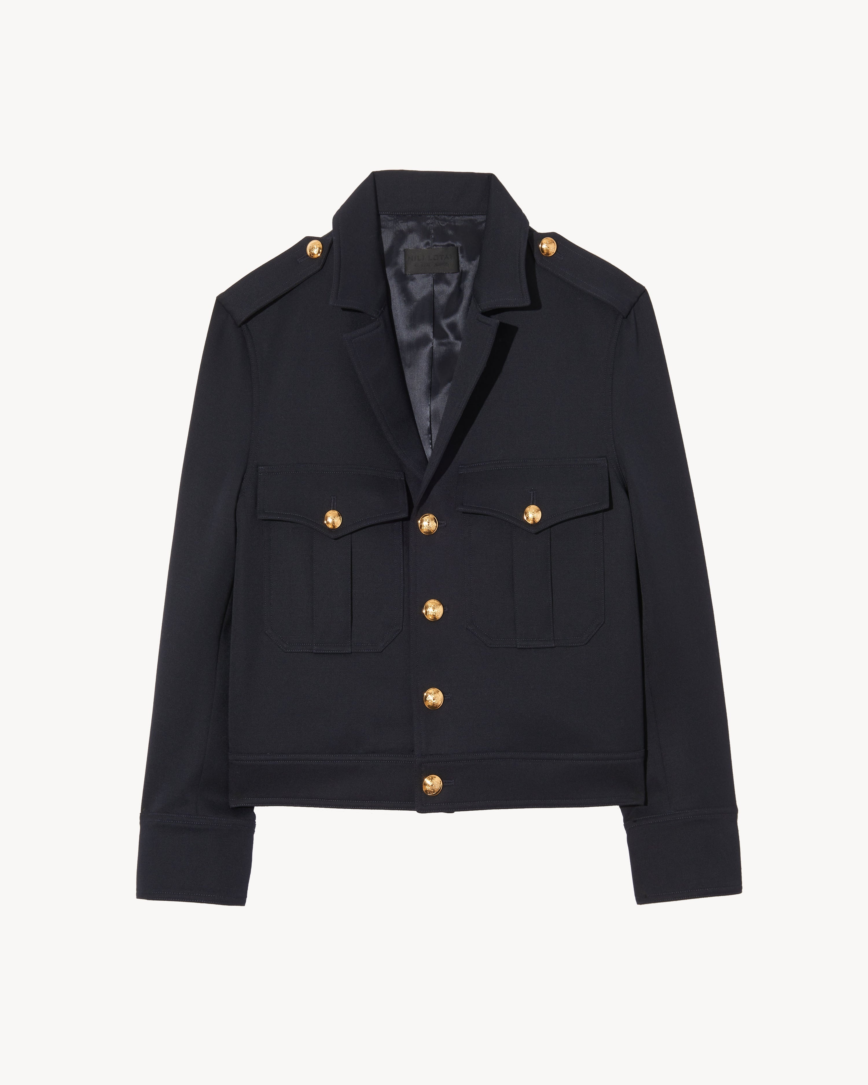 LOURDES CROPPED MILITARY BLAZER - 1