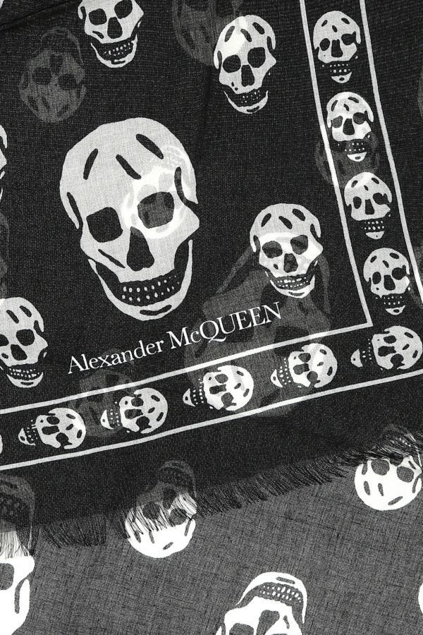 ALEXANDER MCQUEEN Printed Modal Blend Foulard - 2