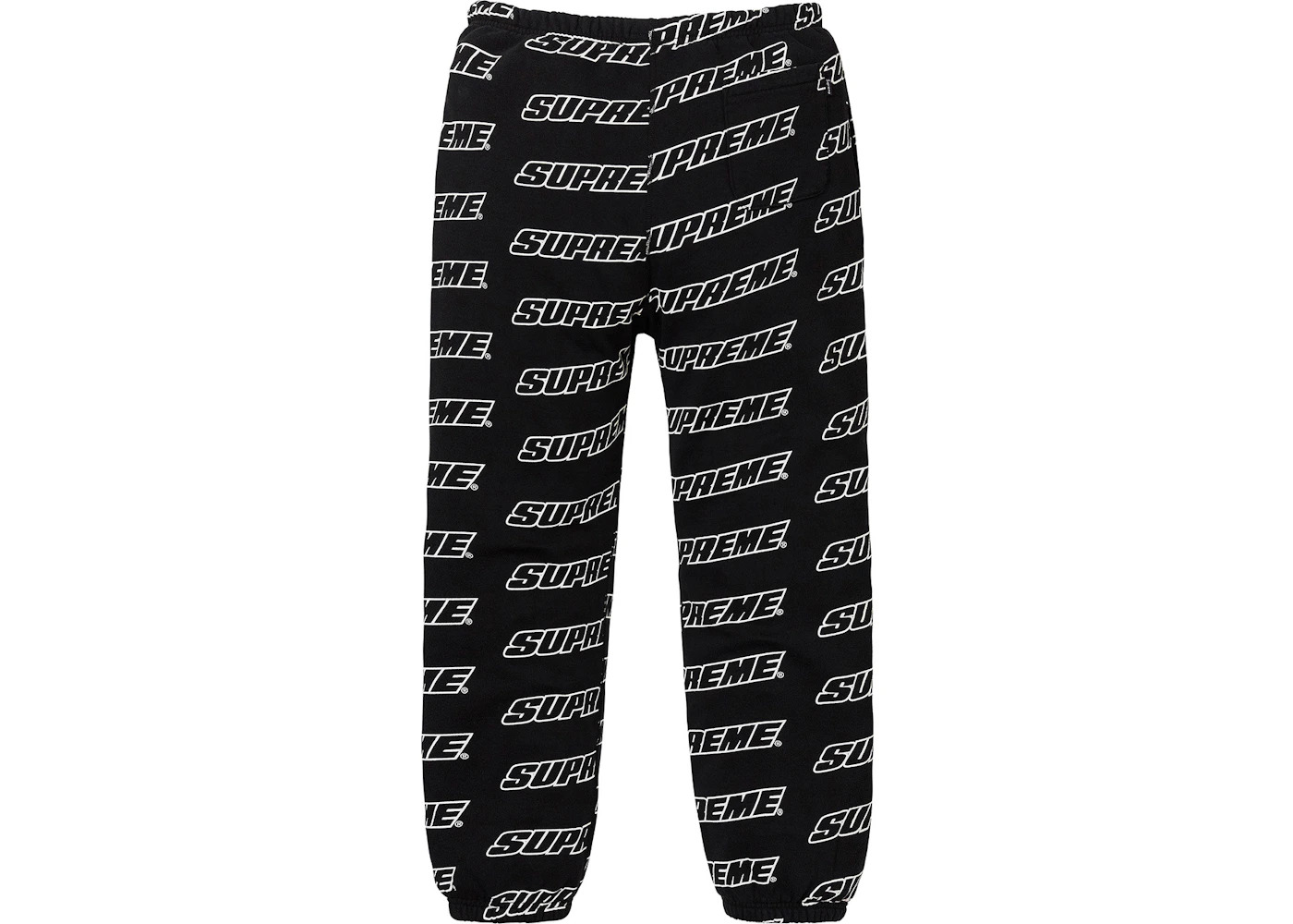 Supreme Repeat Sweatpant Black - 2