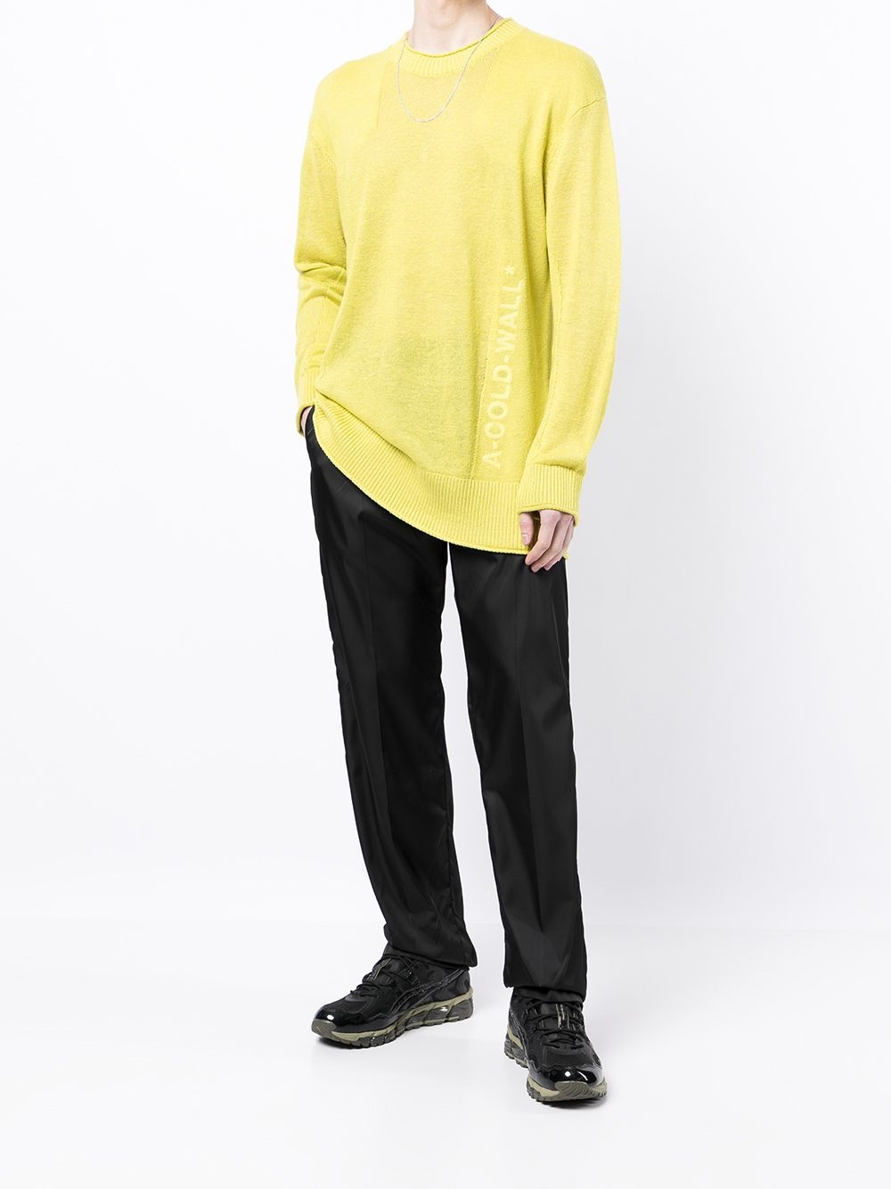 transparency crewneck jumper - 2