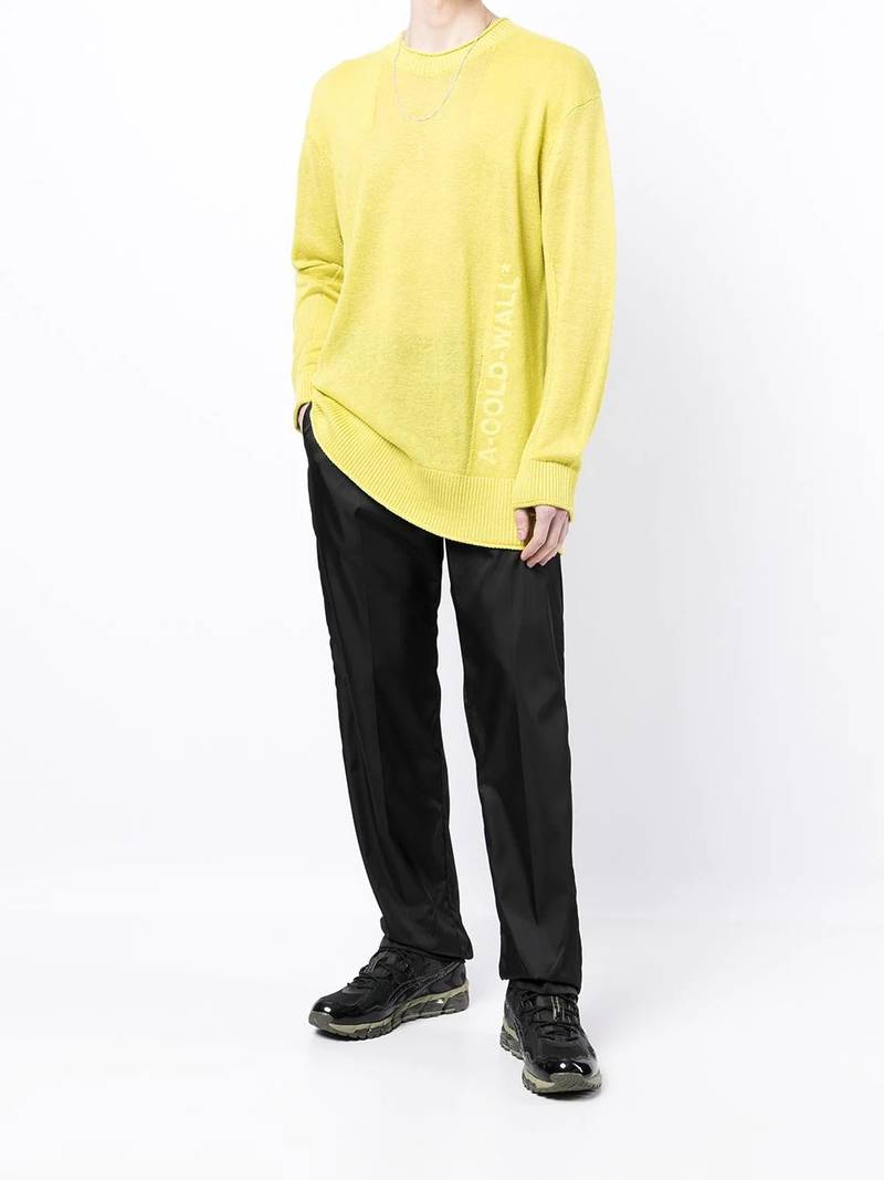 A-COLD-WALL* transparency crewneck jumper outlook