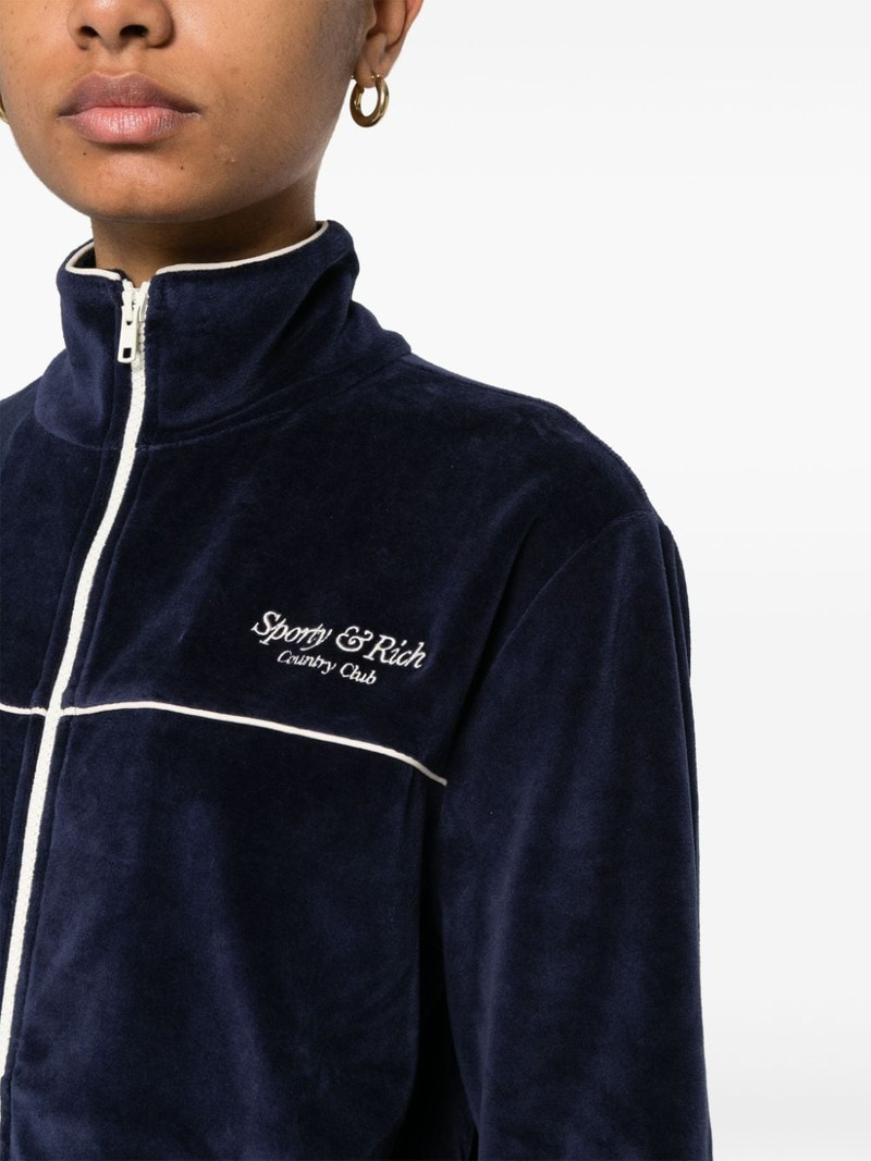 velour zip-up jacket 5