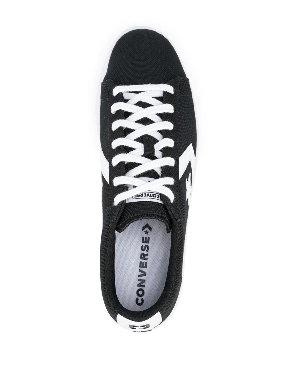 Pro leather court canvas sneakers - 4