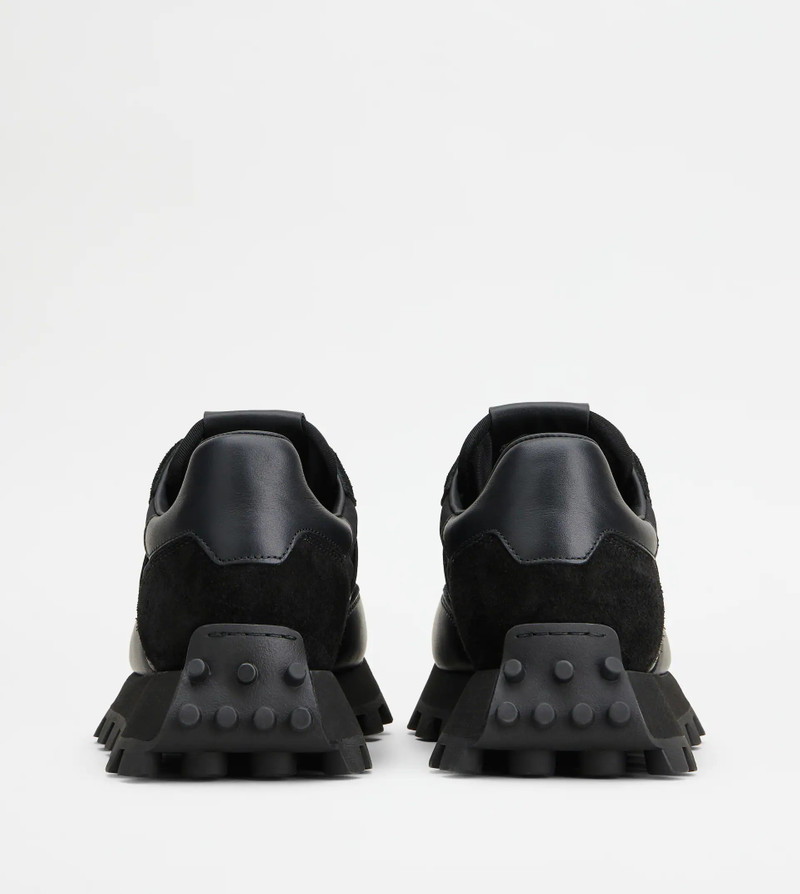 Tod's SNEAKERS TOD'S 1T IN LEATHER AND FABRIC - BLACK outlook