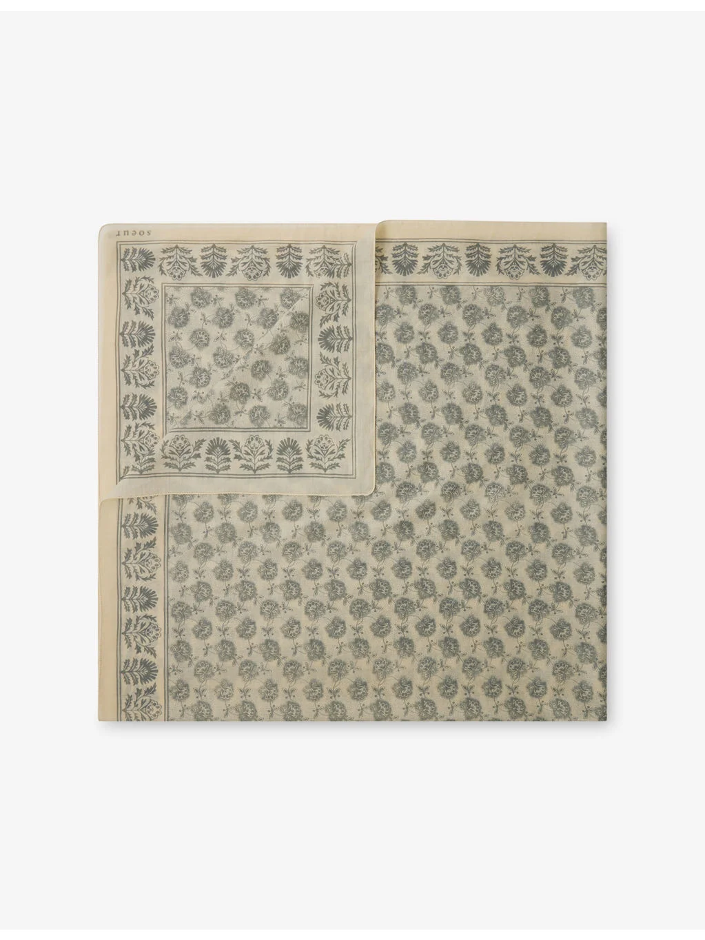 Sky Cotton-Voile Scarf - 1