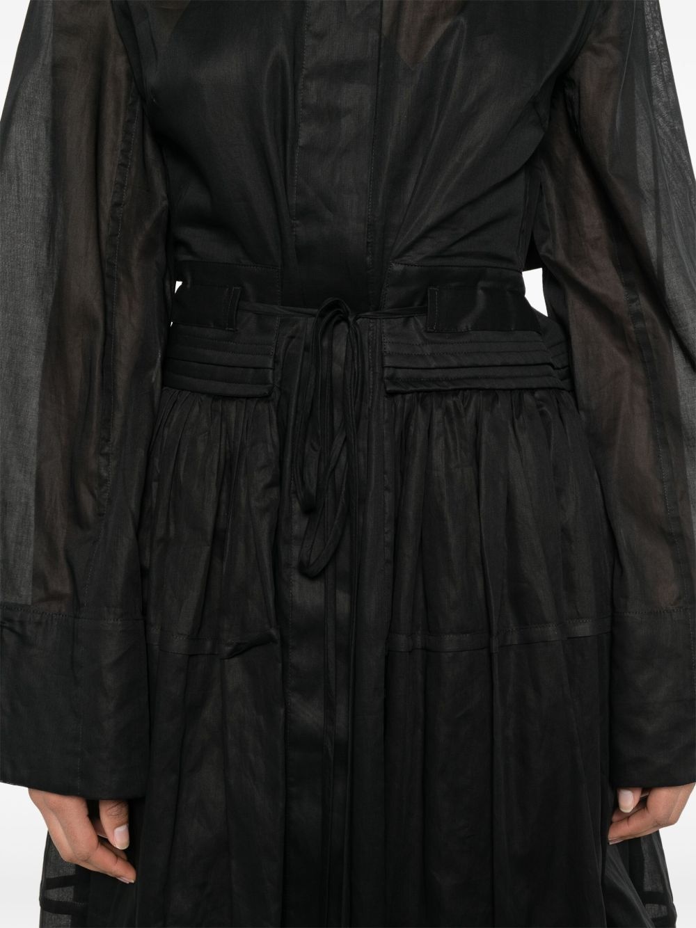 cotton midi dress - 5