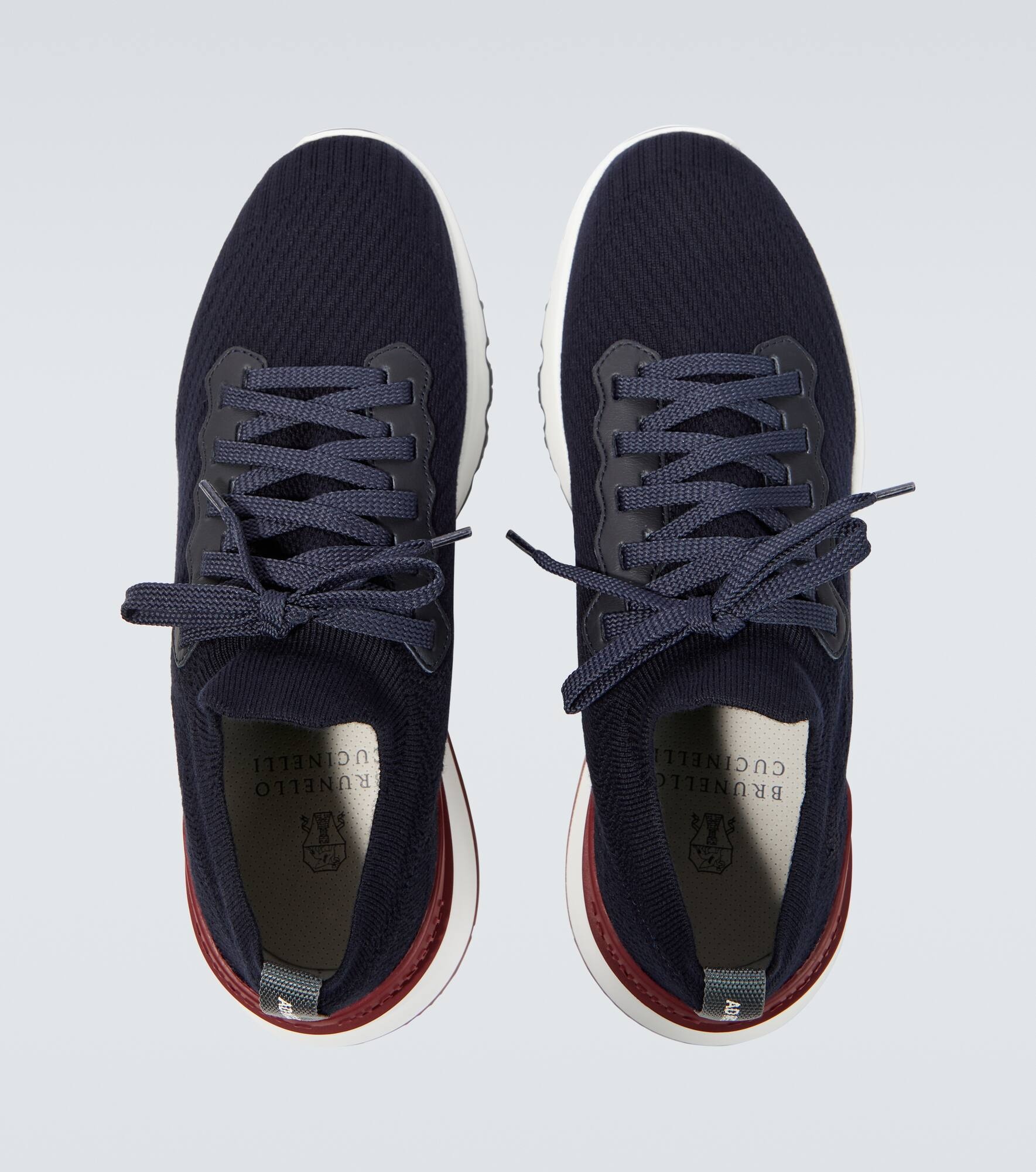 Cotton knitted sneakers - 4