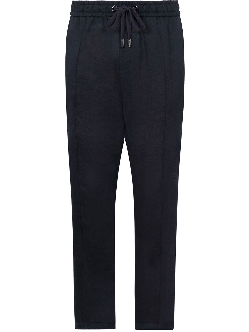 drawstring tapered trousers - 1