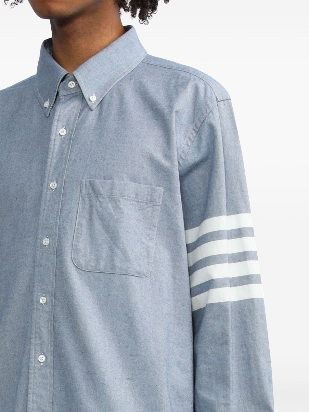 4-Bar button-down shirt - 5