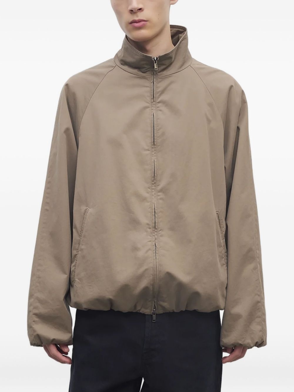 raglan-sleeve zip-up jacket - 2