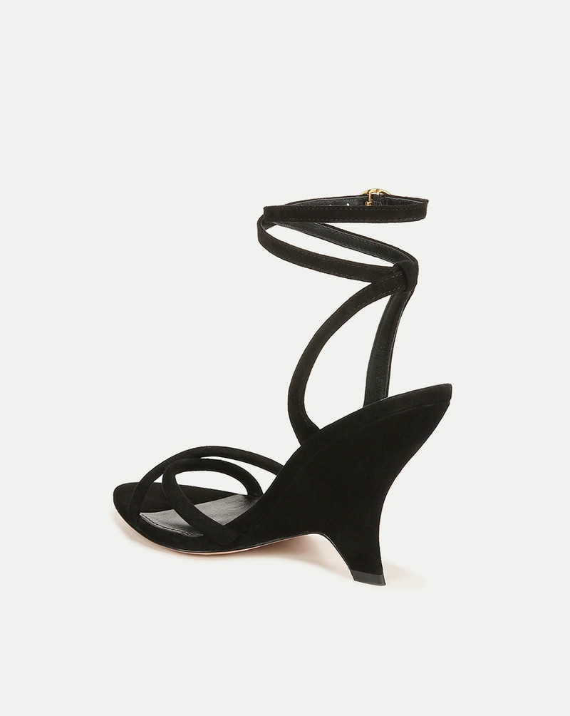 VERONICA BEARD MANUELA SUEDE SCULPTED WEDGE SANDAL outlook