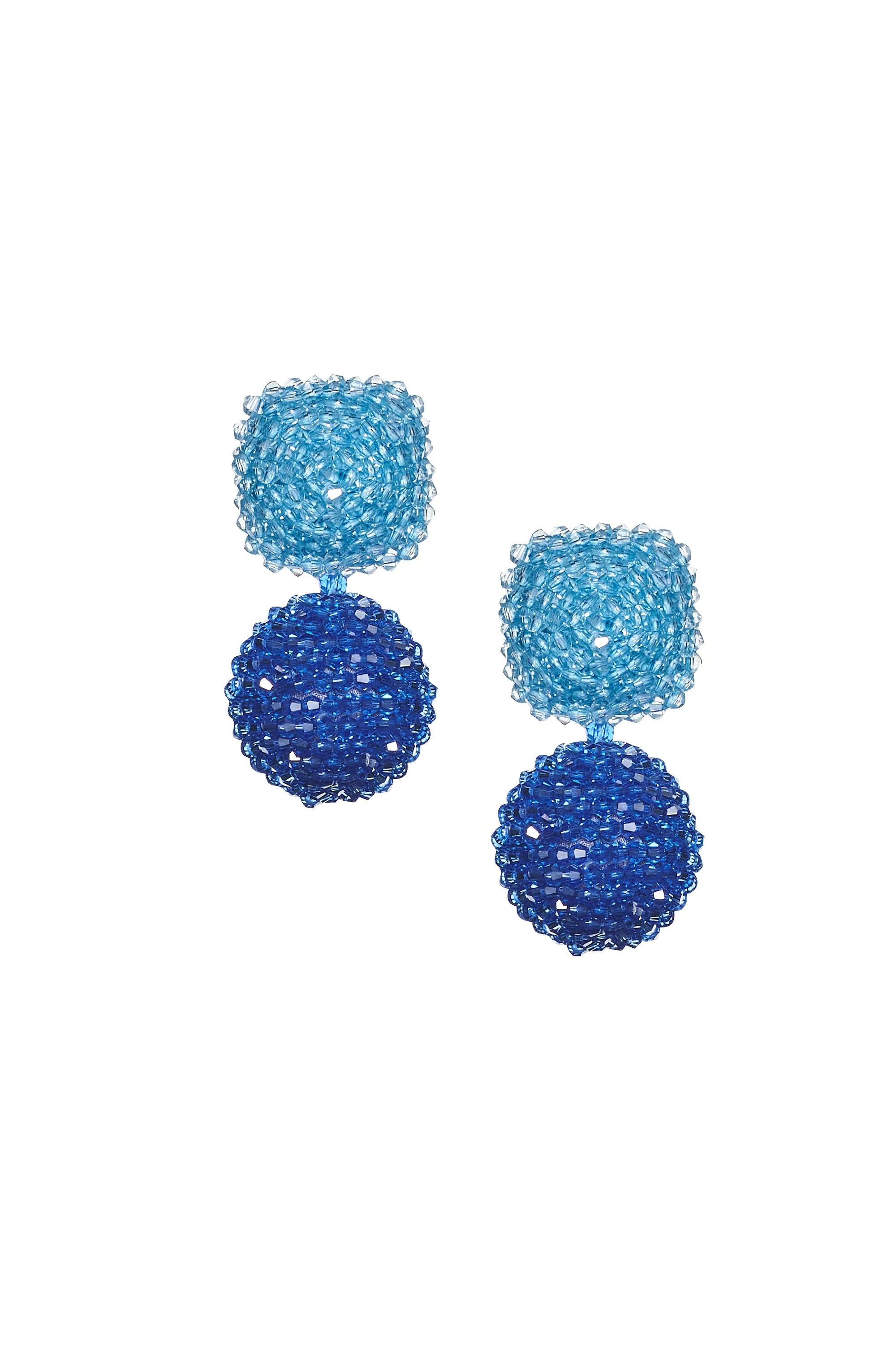 LYDIA EARRINGS - ICE BLUE/NAVY - 1