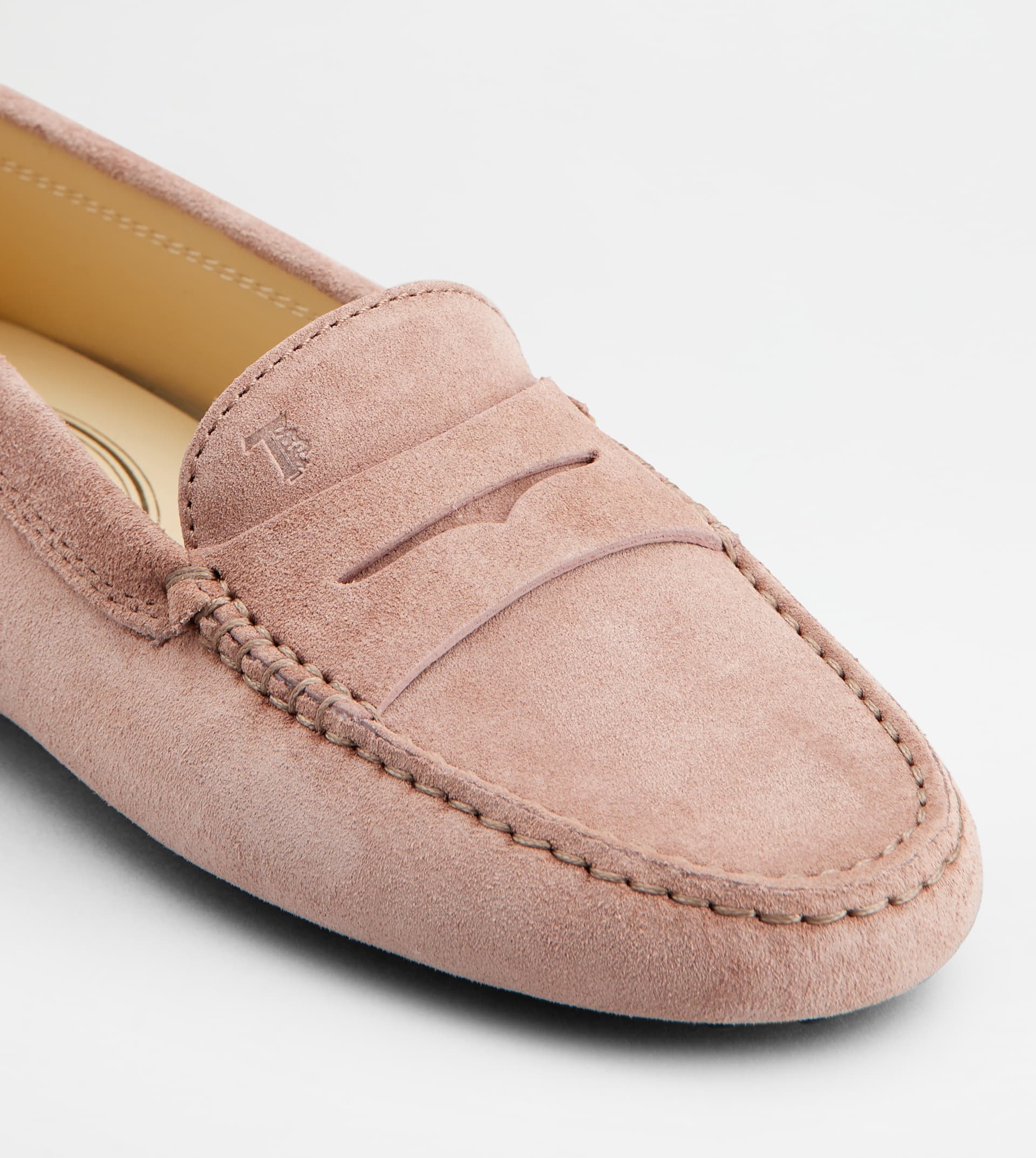 GOMMINO DRIVING SHOES IN SUEDE - PINK - 6