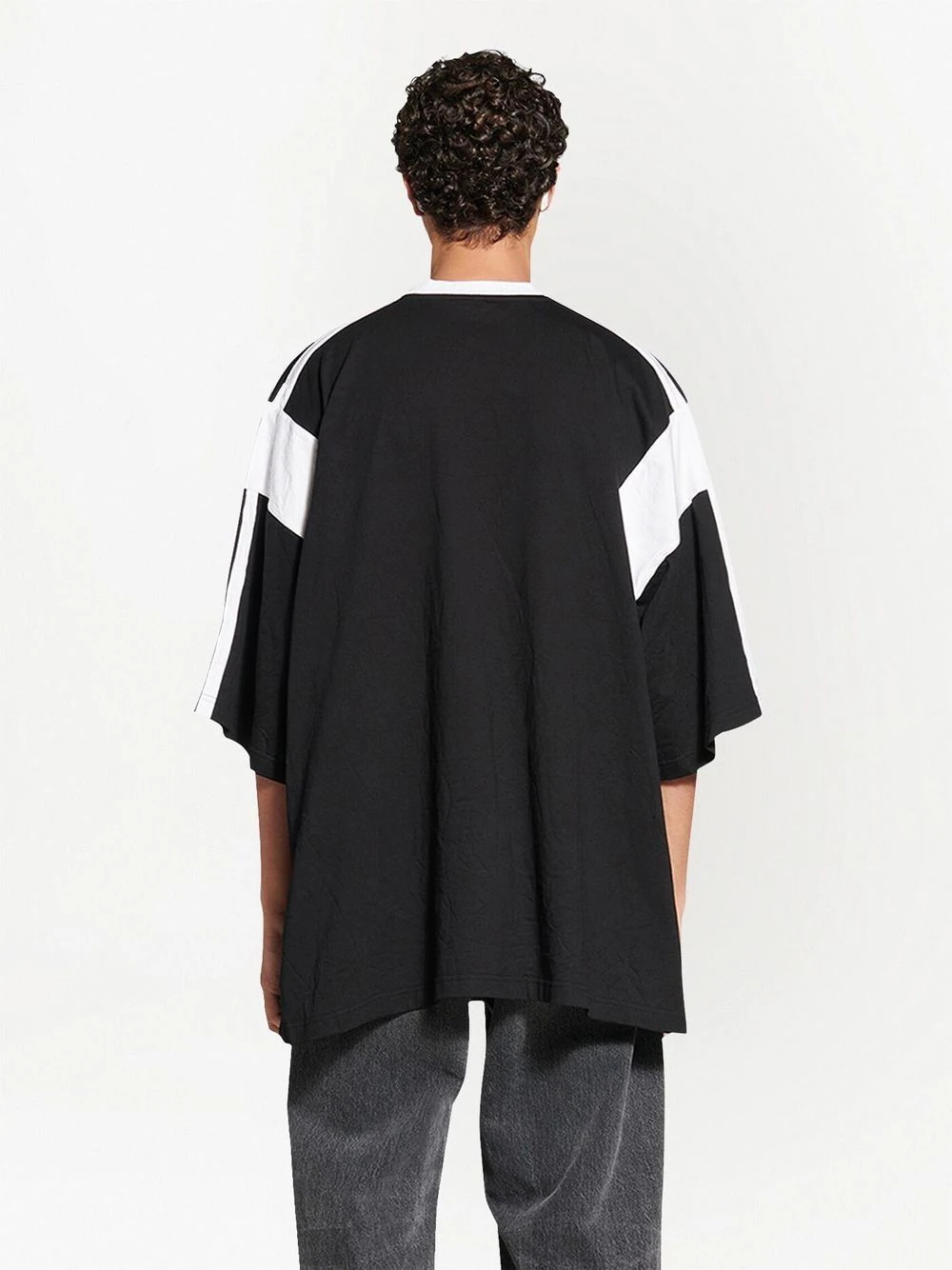 oversized colour-block T-shirt - 4