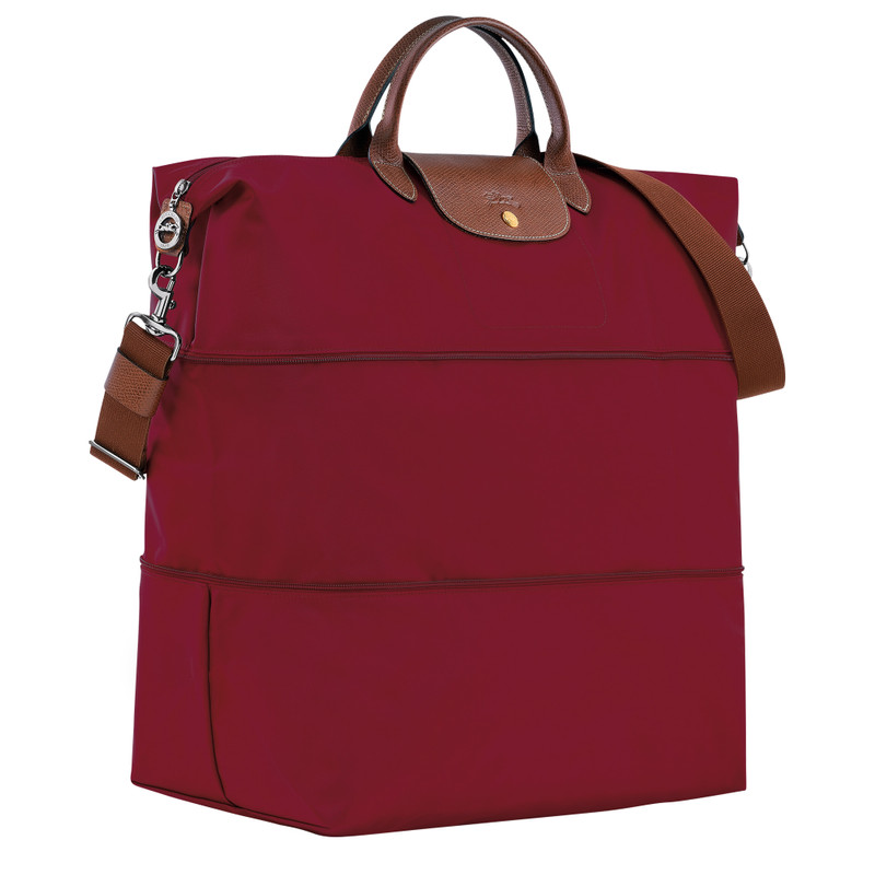 Le Pliage Original Travel bag expandable Red - Recycled canvas 2
