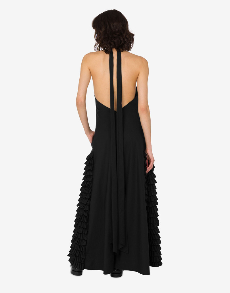 Moschino EMBROIDERED COTTON POPLIN DRESS outlook