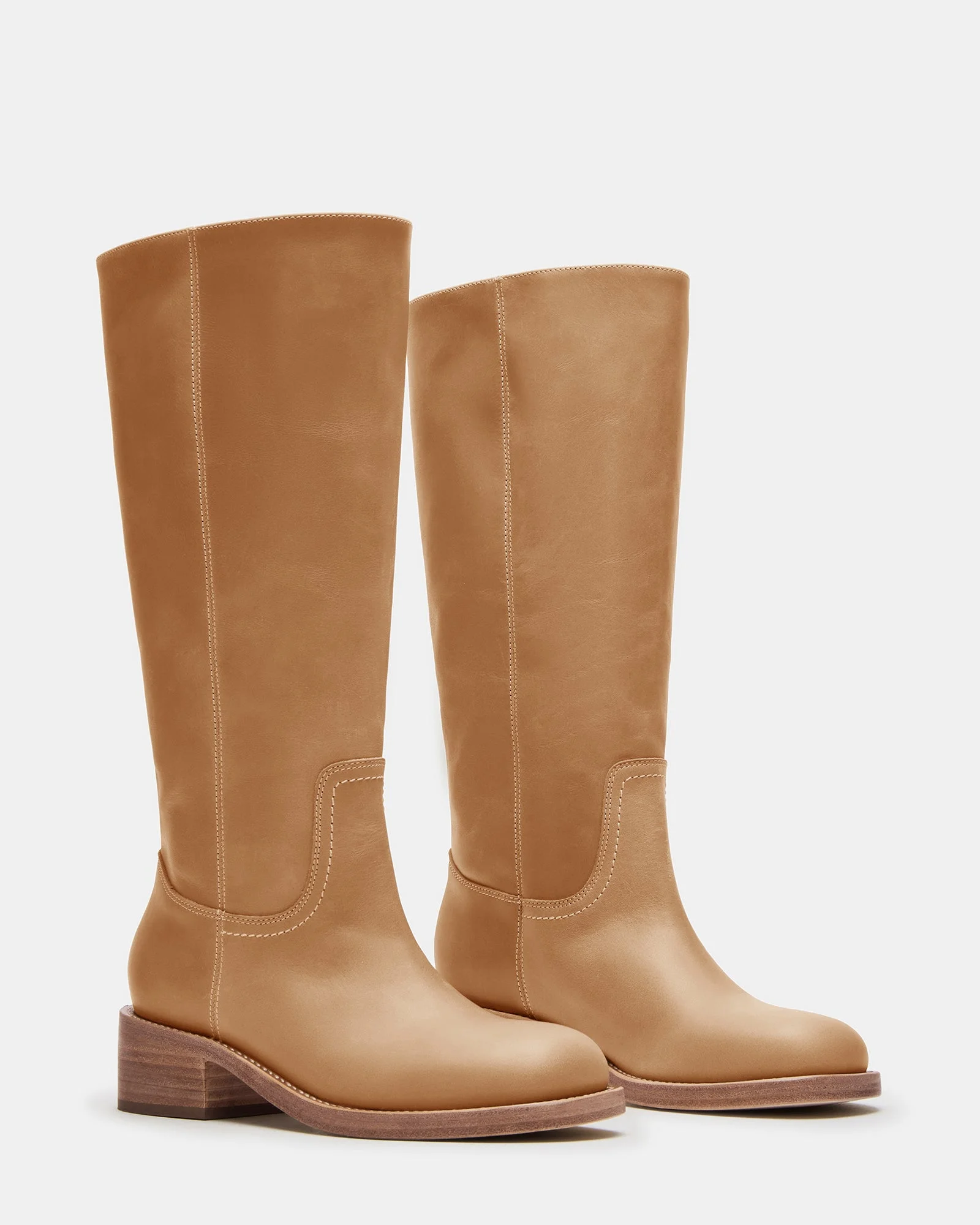 RIGGS BANANA LEATHER WIDE CALF - 1