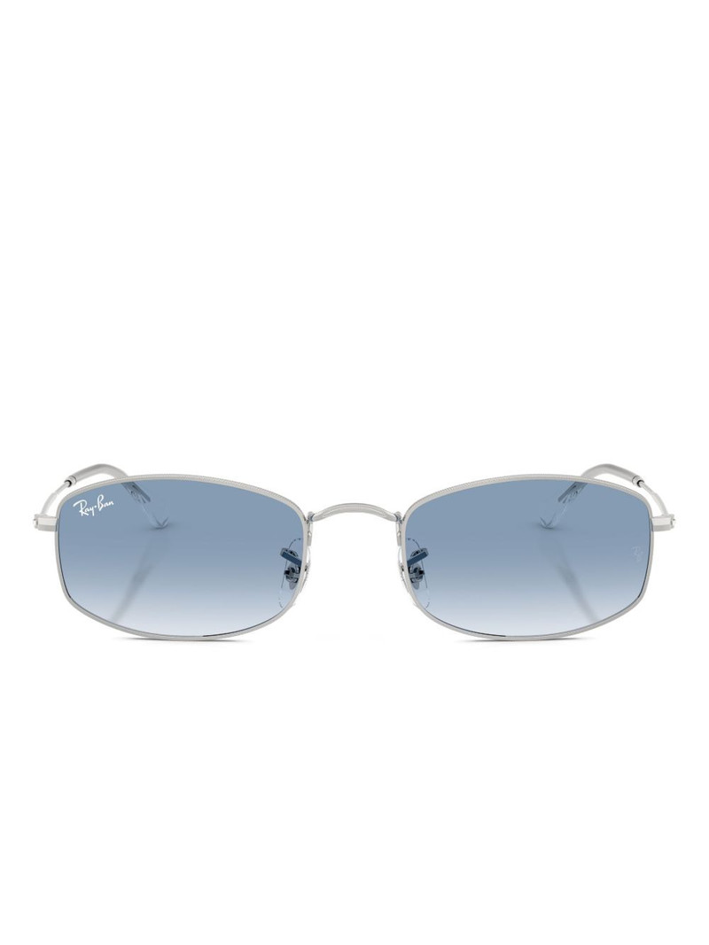geometric-frame sunglasses 1