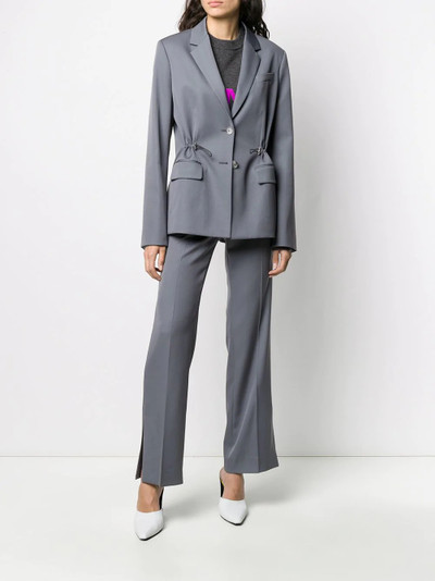 NINA RICCI drawstring detail blazer outlook