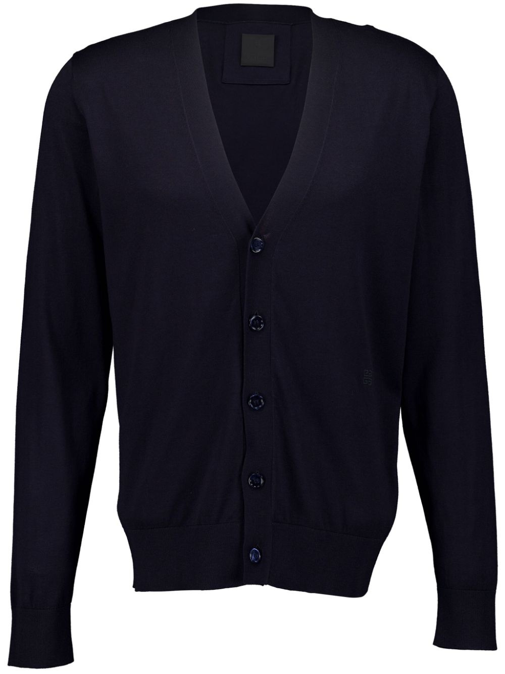 fine-knit V-neck cardigan - 1