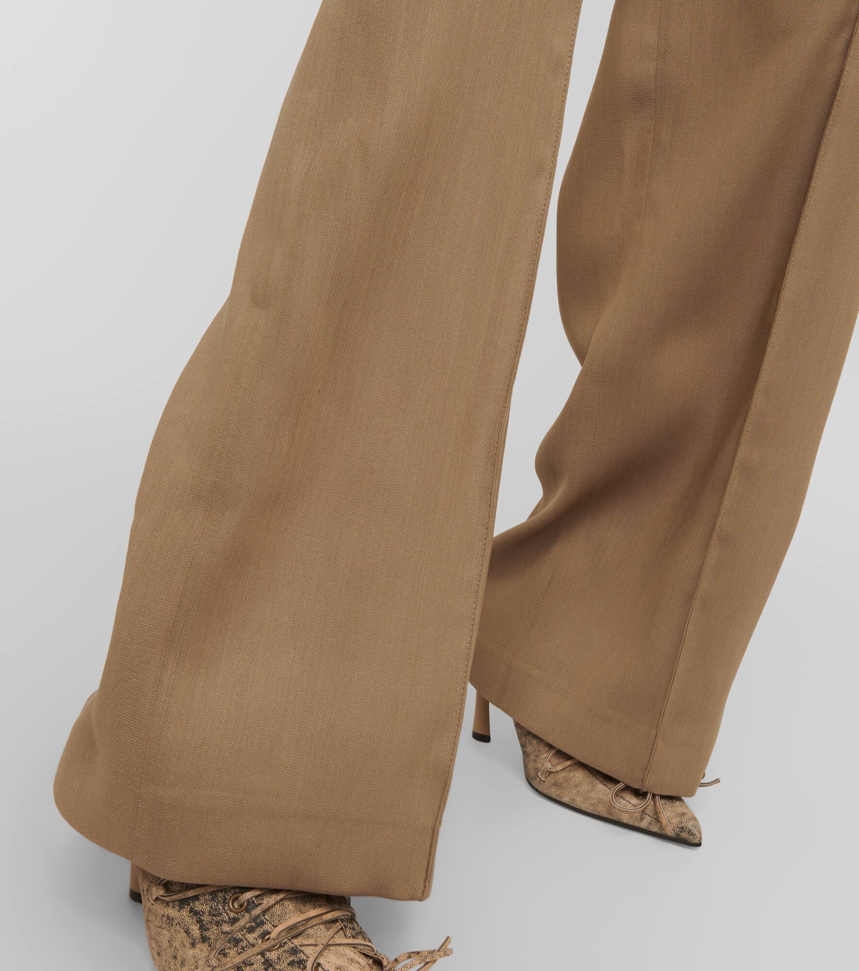 Pitmel wool-blend straight pants - 5