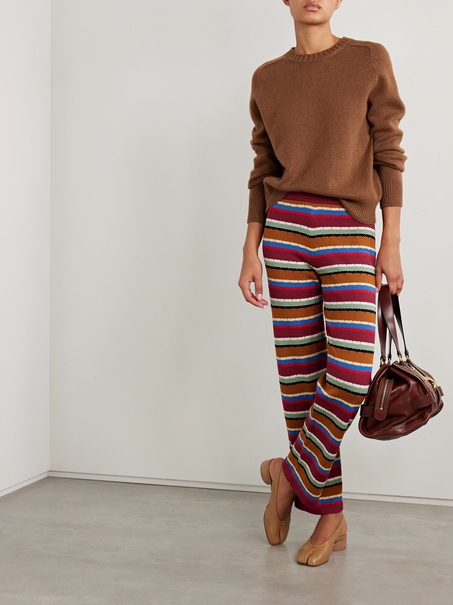 Starkey striped cotton straight-leg pants Multi - 2